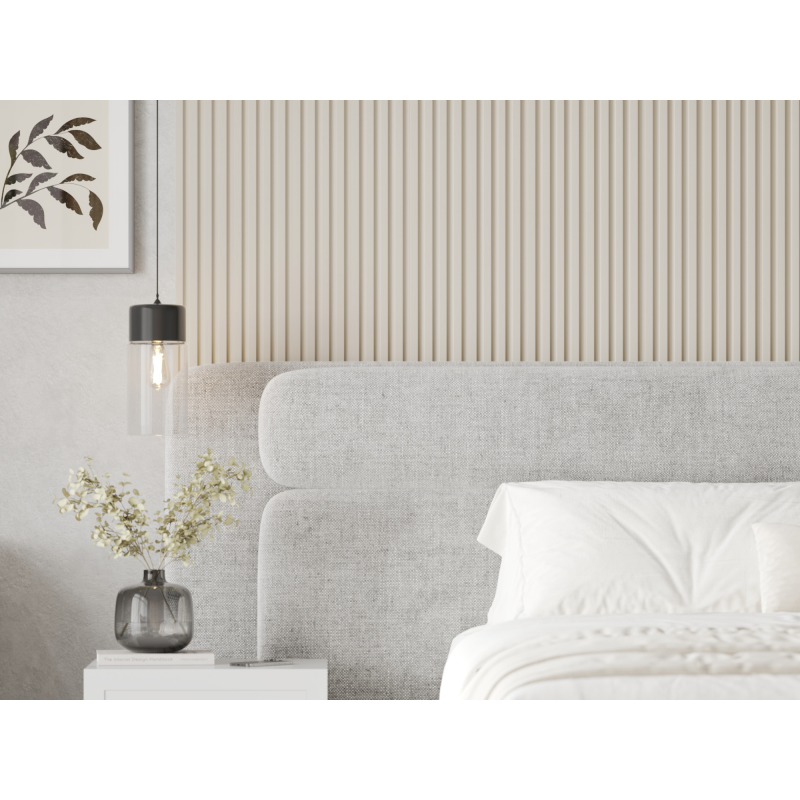 Mexen Strio 03 lamele ścienne ryflowane 280 x 14,5 cm (2szt), beżowy - S120-280-03-303