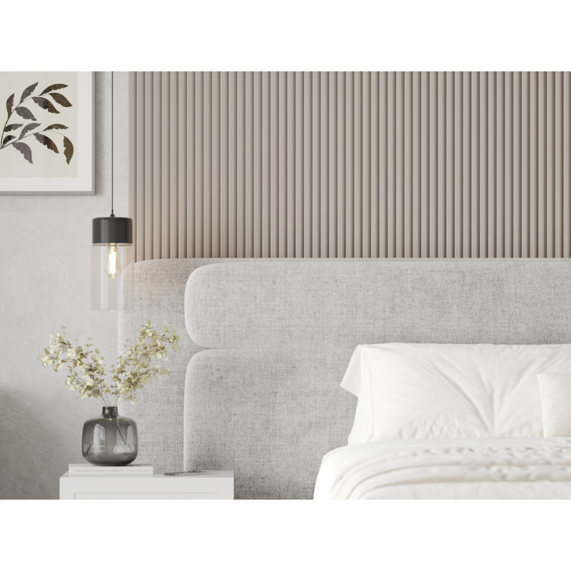 Mexen Strio 02 lamele ścienne ryflowane 280 x 14,5 cm (2szt), taupe - S120-280-02-328