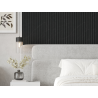 Mexen Strio 01 lamele ścienne ryflowane 280 x 14,5 cm (2szt), nero marquina - S120-280-01-392