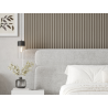 Mexen Strio 01 lamele ścienne ryflowane 280 x 14,5 cm (2szt), latte leather - S120-280-01-365