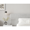 Mexen Strio 02 lamele ścienne ryflowane 280 x 14,5 cm (2szt), white leather - S120-280-02-366