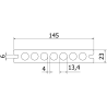 Mexen Terrio Premium deska tarasowa kompozytowa 300 x 14,5 x 2,3 cm, charcoal - C2002-300-03