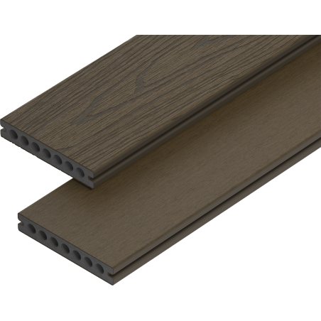 Mexen Terrio Premium deska tarasowa kompozytowa 300 x 14,5 x 2,3 cm, dark brown - C2002-300-06