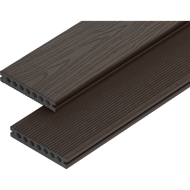 Mexen Terrio Premium Riff próbka deski tarasowej kompozytowej, walnut - C2003-17-S