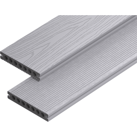 Mexen Terrio Premium Riff deska tarasowa kompozytowa 300 x 14,5 x 2,3 cm, smoke white - C2003-300-14