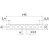 Mexen Terrio Premium Riff deska tarasowa kompozytowa 300 x 14,5 x 2,3 cm, maple - C2003-300-10