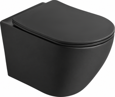 Mexen Lena 2.0  miska wc Rimless Tornado z deską wolnoopadającą slim, duroplast, czarna mat - 3022L4085T