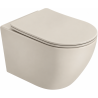 Mexen Lena 2.0  miska wc Rimless Tornado z deską wolnoopadającą slim, duroplast, kaszmir mat - 3022L4032T