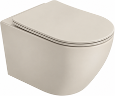 Mexen Lena 2.0  miska wc Rimless Tornado z deską wolnoopadającą slim, duroplast, kaszmir mat - 3022L4032T