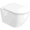 Mexen Lena 2.0 cuvette WC sans bride avec abattant à descente lente slim, duroplast, blanc brillant - 3022L4000