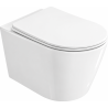 Mexen Rico 2.0 Rimless Tornado wc-pot met slank, langzaam sluitend toiletzitting, duroplast, wit glanzend - 3072L4000T