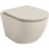 Mexen Lena miska wc Rimless Tornado z deską wolnoopadającą slim, duroplast, kaszmir mat - 30224032T