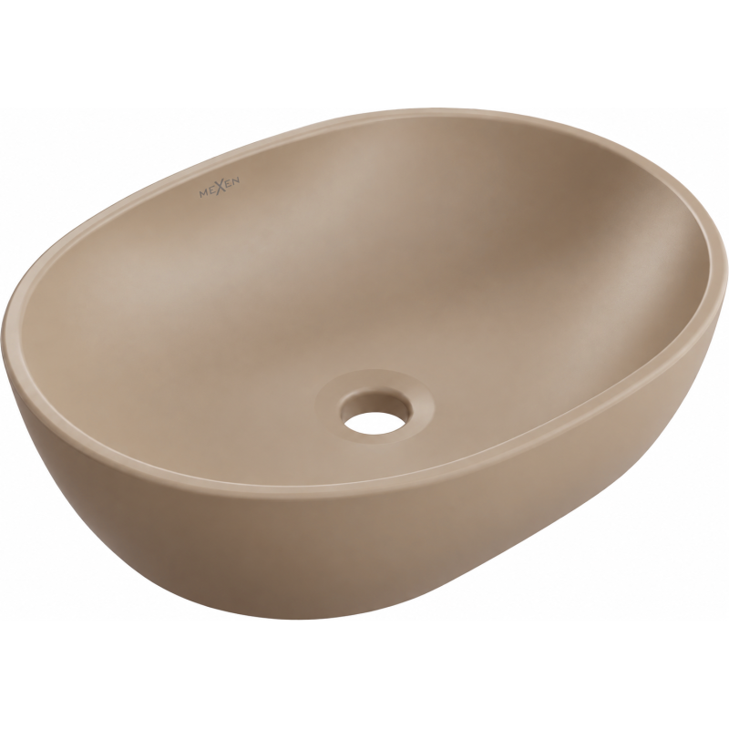 Mexen Viki umywalka nablatowa 48 x 35 cm, cappuccino mat - 21054864