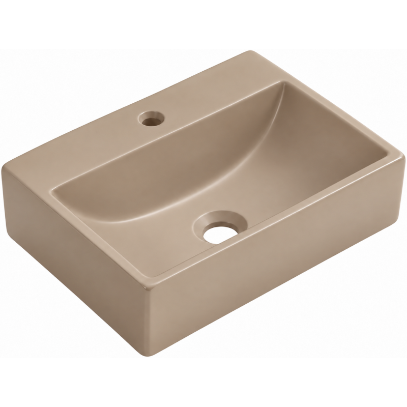 Mexen Mini umywalka nablatowa 40 x 30 cm, cappuccino mat - 21094064