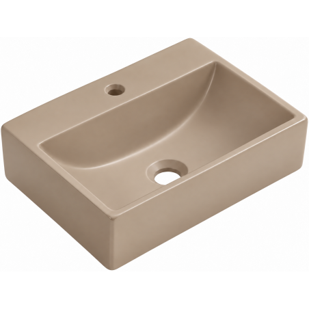 Mexen Mini umywalka nablatowa 40 x 30 cm, cappuccino mat - 21094064