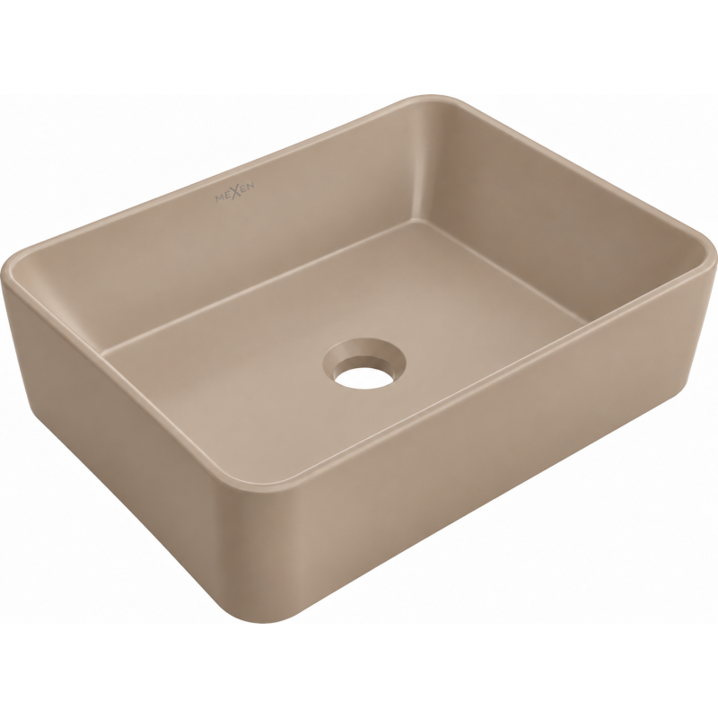 Mexen Catia umywalka nablatowa 48 x 37 cm, cappuccino mat - 21314864