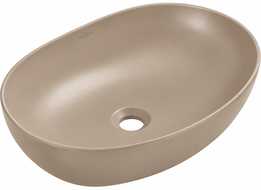 Mexen Jowita umywalka nablatowa 52 x 39 cm, cappuccino mat - 21355264
