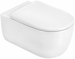 Mexen Carmen 2.0  miska wc Rimless Tornado z deską wolnoopadającą slim, duroplast, biała połysk - 3088L4100T