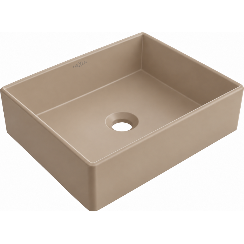 Mexen Goya umywalka nablatowa 40 x 32 cm, cappuccino mat - 22184064