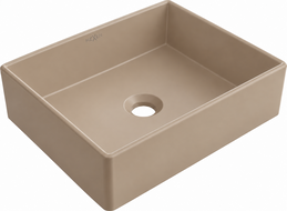 Mexen Goya umywalka nablatowa 40 x 32 cm, cappuccino mat - 22184064