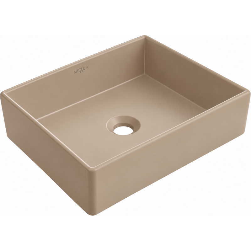 Mexen Goya umywalka nablatowa 45 x 32 cm, cappuccino mat - 22184564