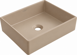 Mexen Goya umywalka nablatowa 45 x 32 cm, cappuccino mat - 22184564