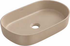 Mexen Celia umywalka nablatowa 60 x 38 cm, cappuccino mat - 22206064