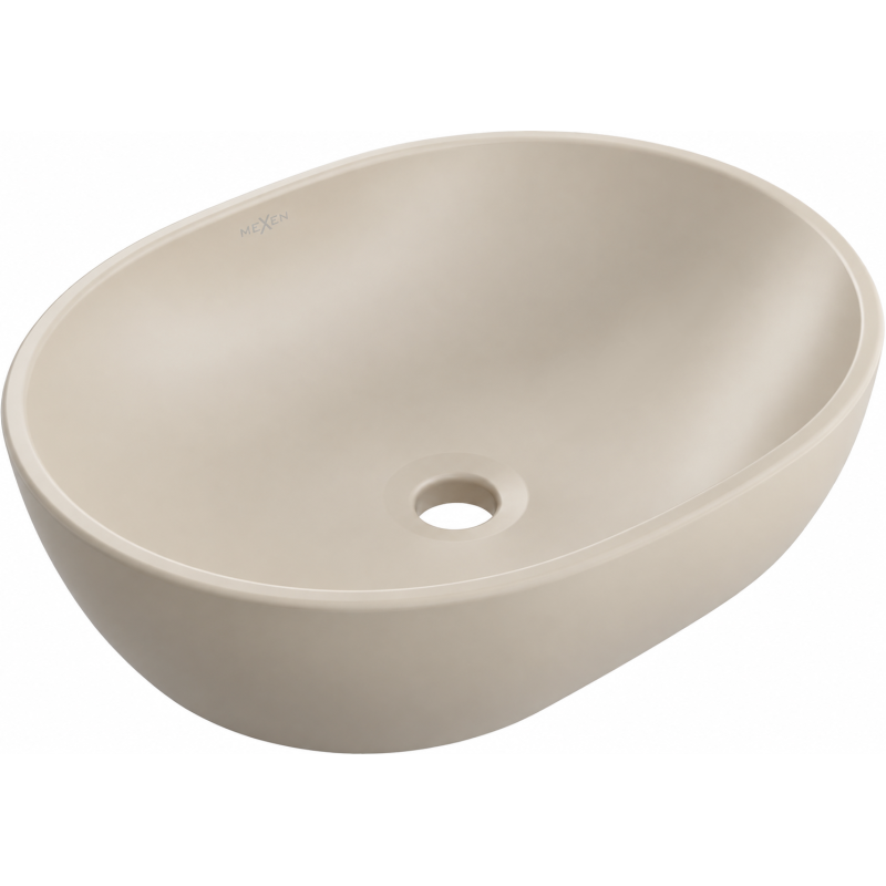 Mexen Viki umywalka nablatowa 48 x 35 cm, kaszmir mat - 21054832