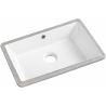 Mexen Venus lavabo bajo encimera 54 x 35 cm, blanco - 25415400