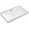Mexen Venus lavabo bajo encimera 60 x 37 cm, blanco - 25416000