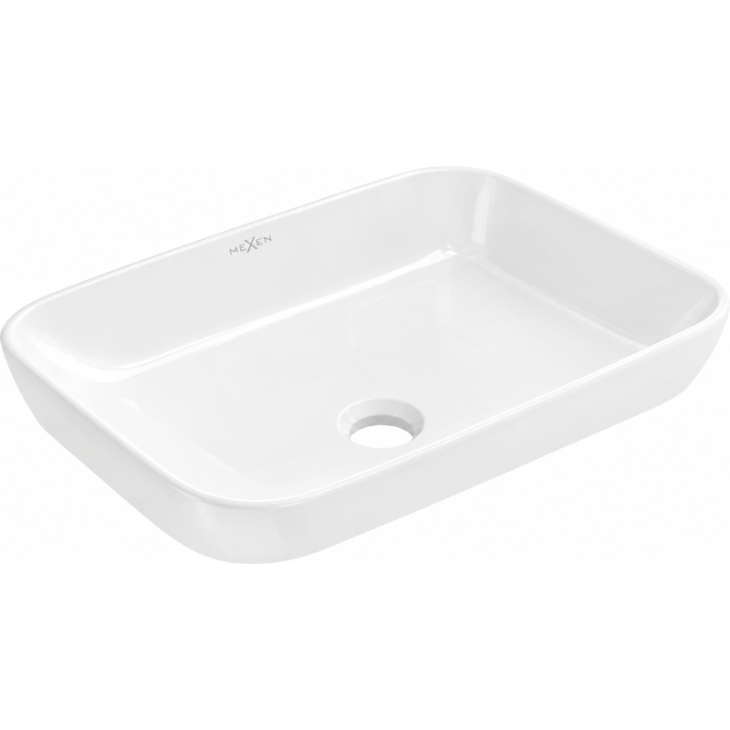 Mexen Nina inbouw wastafel 51 x 33 cm, wit - 21665100
