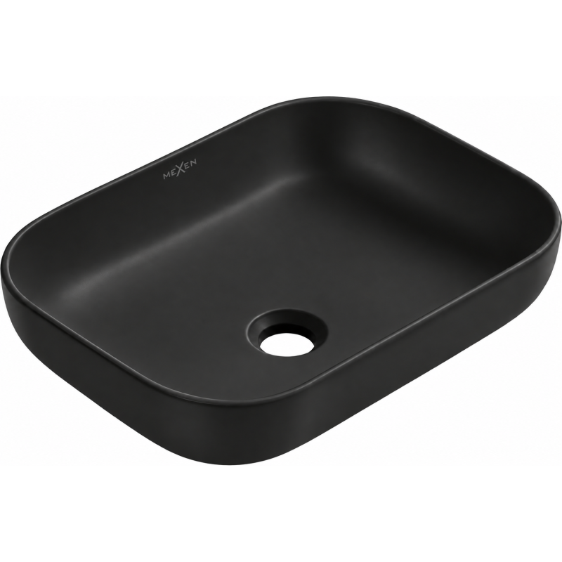 Mexen Daria countertop washbasin 50 x 35 cm, black matte - 21935085