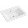 Mexen Lora lavabo empotrado en encimera 53 x 46 cm, blanco - 25365300