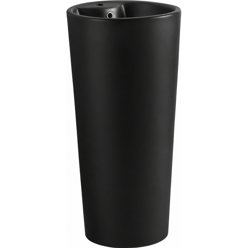 Mexen Rena lavabo independiente 40 x 40 cm, negro mate - 26014070