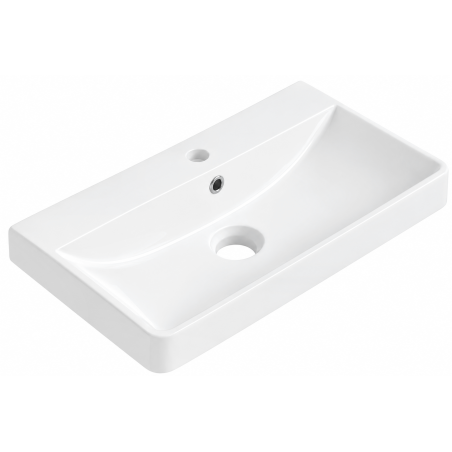 Mexen Dagna lavabo empotrado en encimera 60 x 35 cm, blanco - 21996000