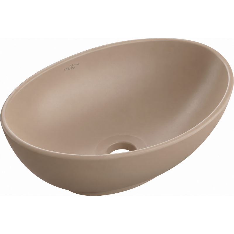 Mexen Elza opbouw wastafel 40 x 33 cm, cappuccino mat - 21014064