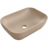 Mexen Rita lavabo à poser 45 x 32 cm, cappuccino mat - 21084564