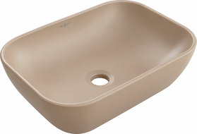 Mexen Rita lavabo da appoggio 45 x 32 cm, cappuccino opaco - 21084564