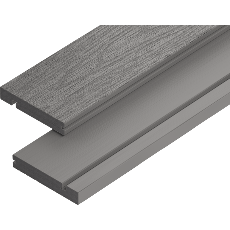 Mexen Terrio Premium 3D deska schodowa kompozytowa 300 x 13,8 x 2,3 cm, ash grey - C2006-300-02