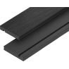 Mexen Terrio Premium 3D deska schodowa kompozytowa 300 x 13,8 x 2,3 cm, charcoal - C2006-300-03