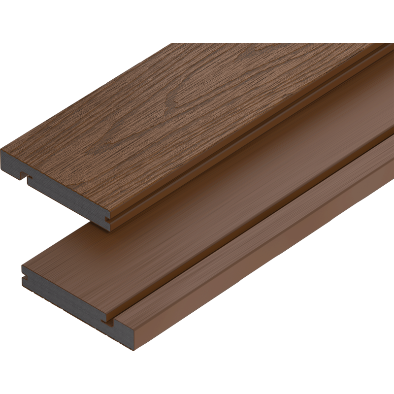 Mexen Terrio Premium 3D deska schodowa kompozytowa 300 x 13,8 x 2,3 cm, coffee - C2006-300-04
