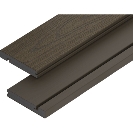 Mexen Terrio Premium 3D deska schodowa kompozytowa 300 x 13,8 x 2,3 cm, dark brown - C2006-300-06