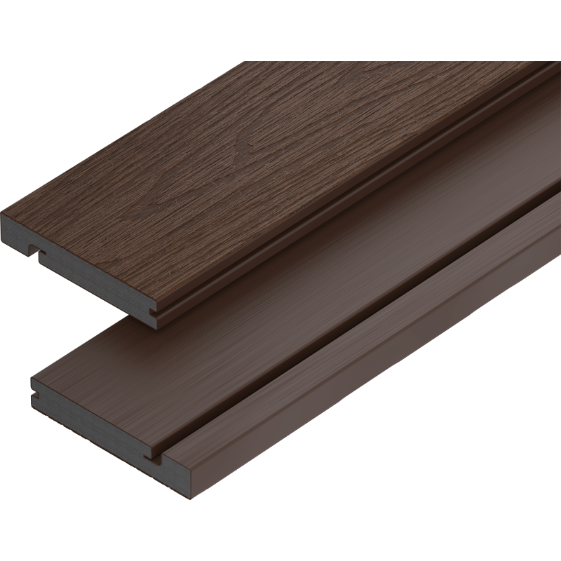 Mexen Terrio Premium 3D deska schodowa kompozytowa 300 x 13,8 x 2,3 cm, redwood - C2006-300-13
