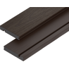 Mexen Terrio Premium 3D deska schodowa kompozytowa 300 x 13,8 x 2,3 cm, walnut - C2006-300-17