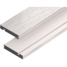 Mexen Terrio Premium 3D deska schodowa kompozytowa 300 x 13,8 x 2,3 cm, white - C2006-300-18
