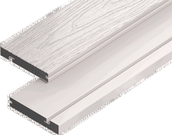 Mexen Terrio Premium 3D deska schodowa kompozytowa 300 x 13,8 x 2,3 cm, white - C2006-300-18