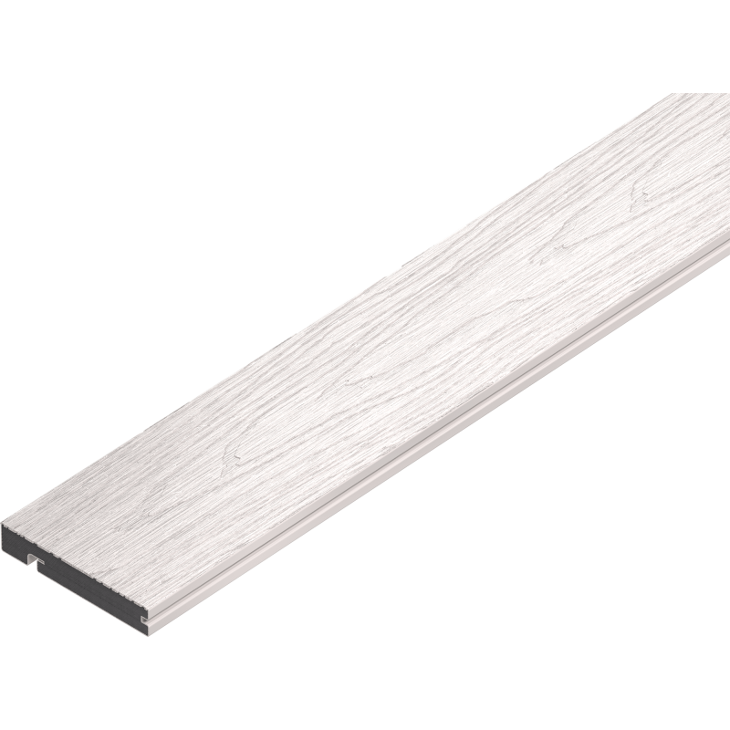 Mexen Terrio Premium 3D deska schodowa kompozytowa 300 x 13,8 x 2,3 cm, white - C2006-300-18