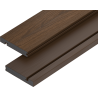 Mexen Terrio Premium 3D deska schodowa kompozytowa 300 x 13,8 x 2,3 cm, teak-3 - C2006-300-20