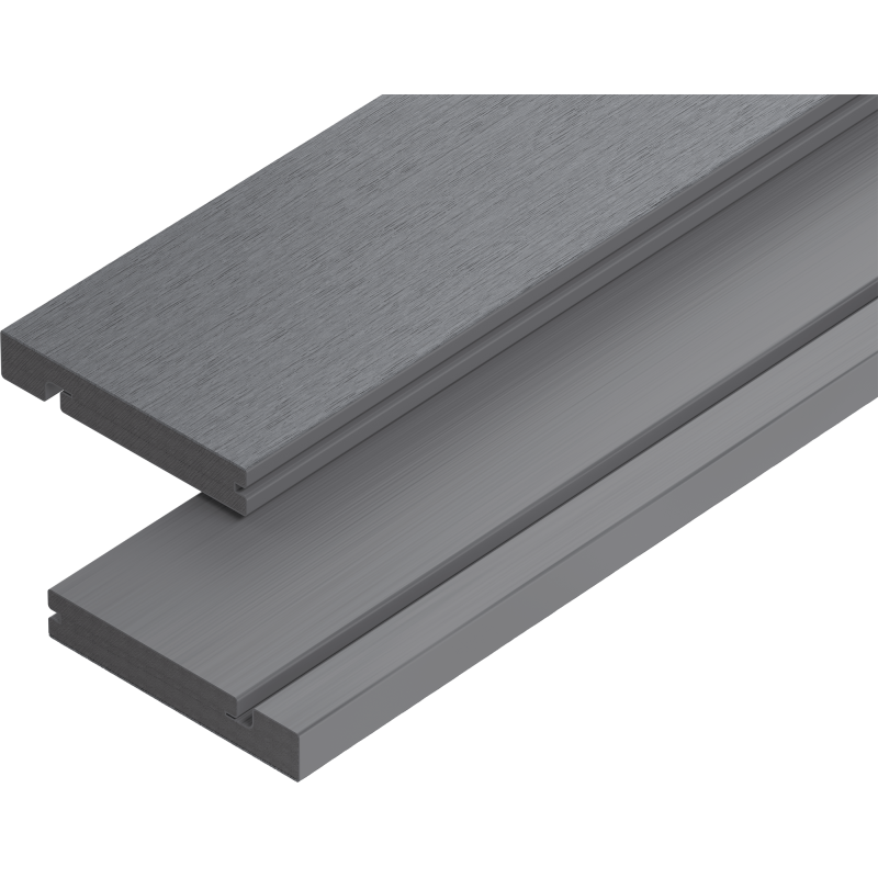 Mexen Terrio Premium deska schodowa kompozytowa 300 x 13,8 x 2,3 cm, light grey - C2007-300-08