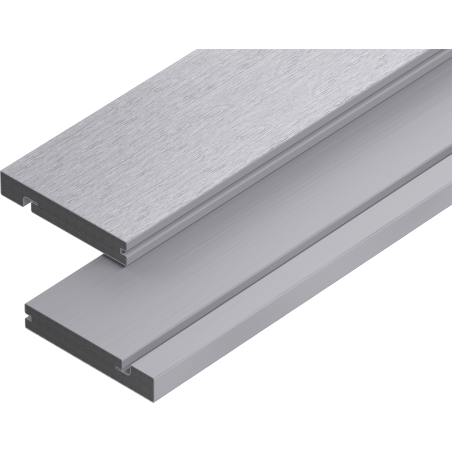 Mexen Terrio Premium deska schodowa kompozytowa 300 x 13,8 x 2,3 cm, smoke white - C2007-300-14